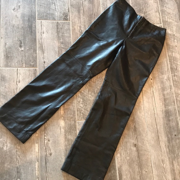 green and white plaid pants